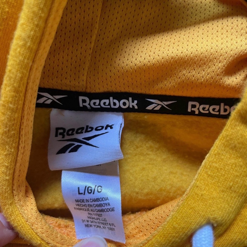 Reebok Bright Yellow Hoodie - Picture 5 of 5